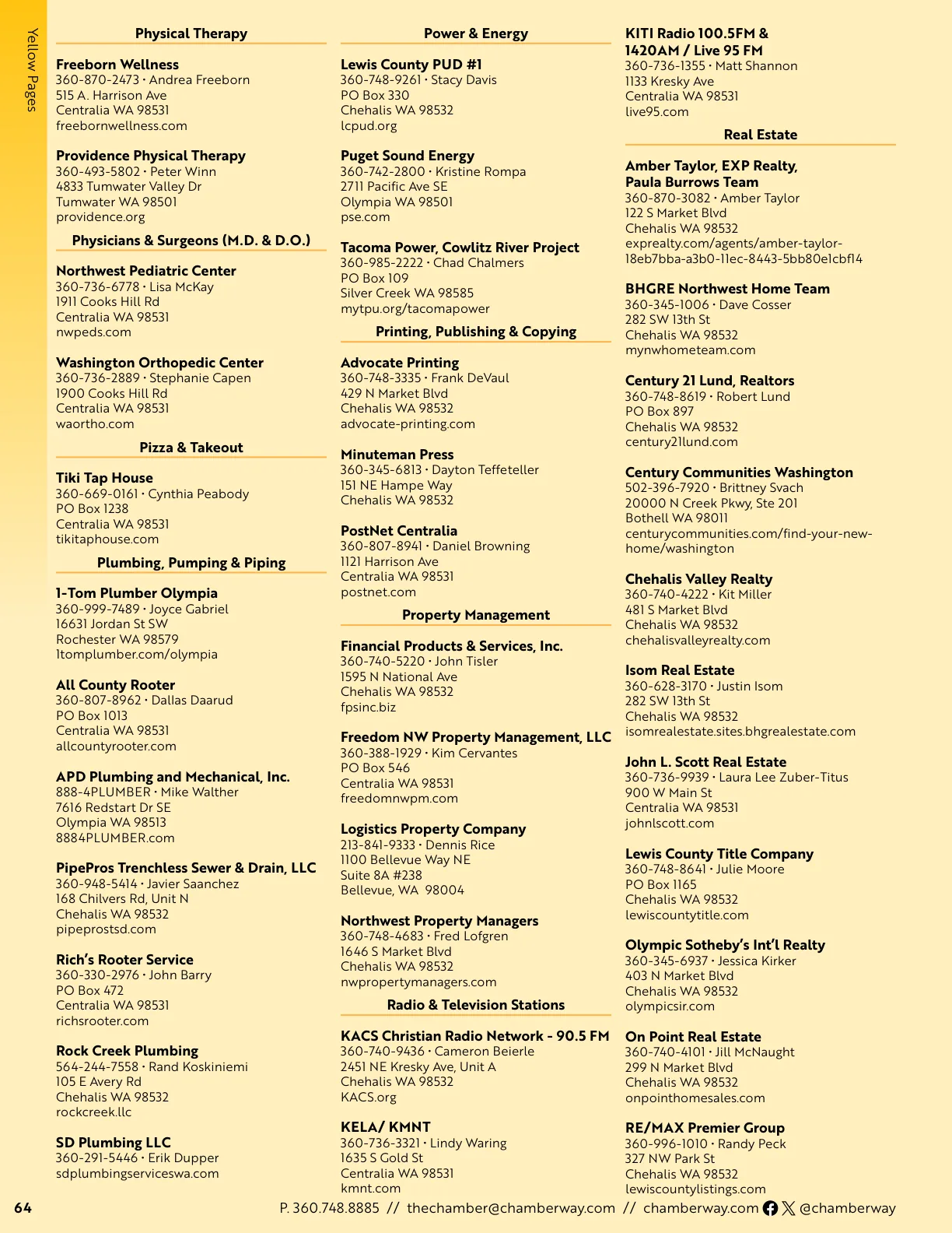 2026 Chamber Directory page 64