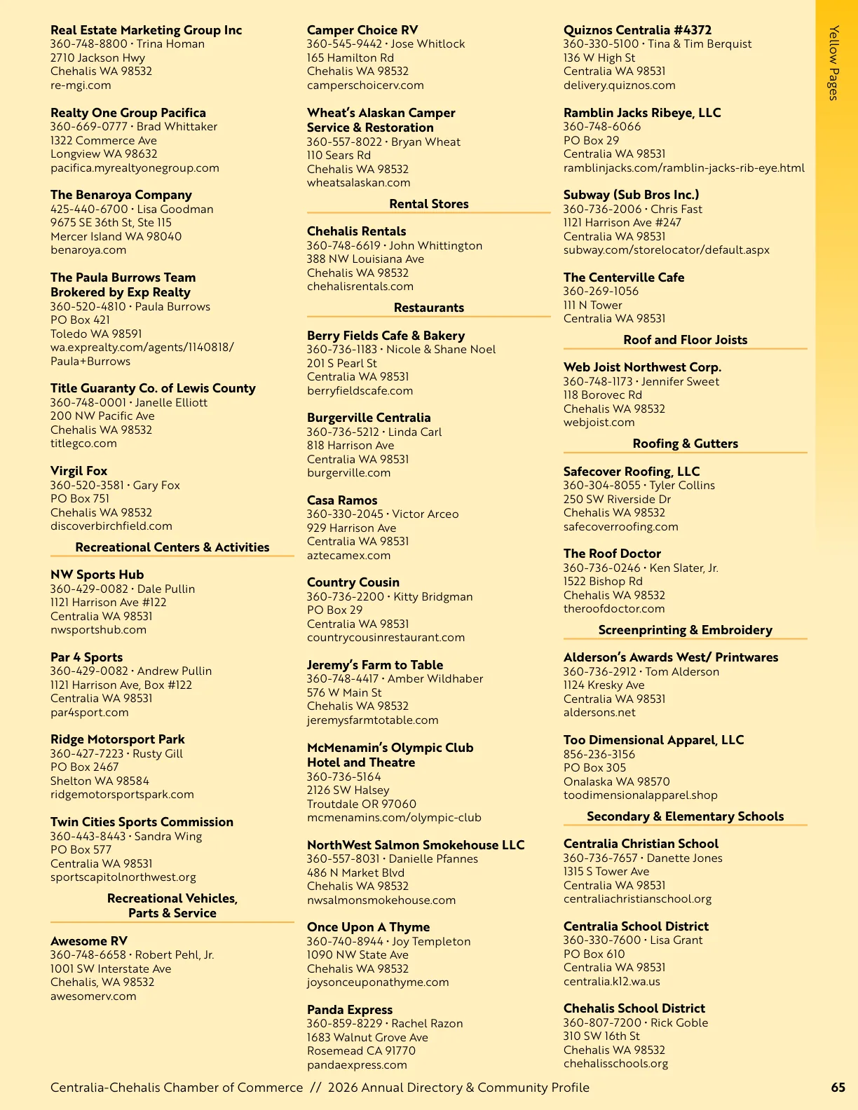 2026 Chamber Directory page 65